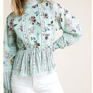 Hemant & Nandita Amour Floral Top M
